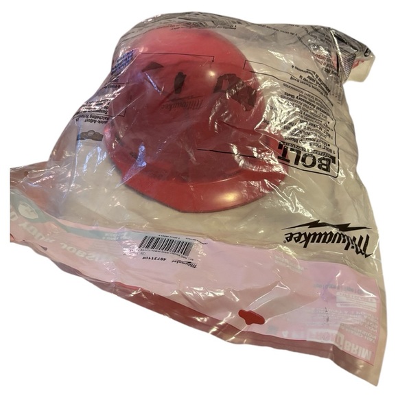 BOLT Red Type 1 Class E Front Brim Non-Vented Hard Hat NWT - Picture 4 of 13